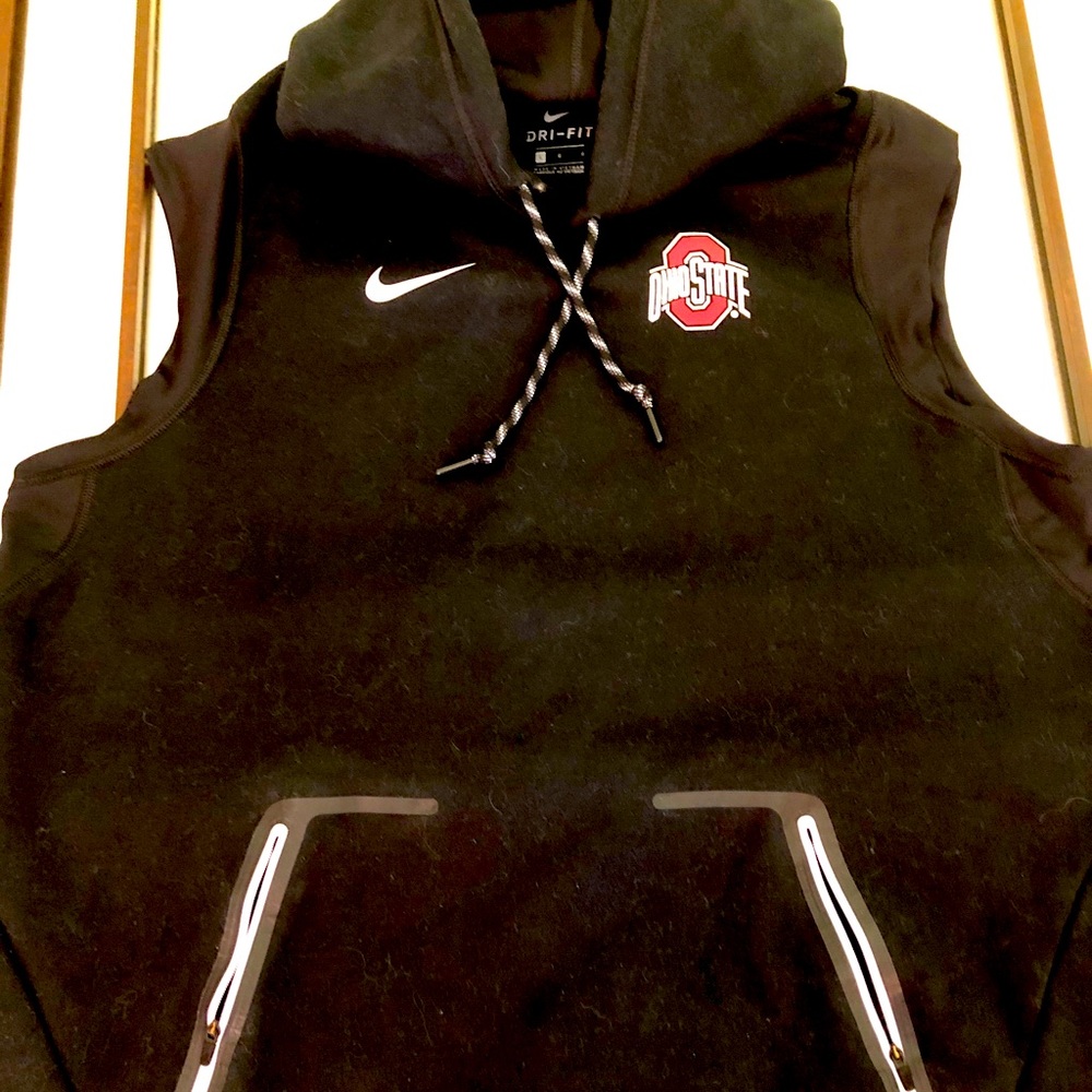 Men’s Nike Ohio State Therma Pullover Hoodie Vest